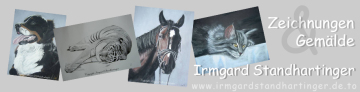 Heichnungen und Gemälde, Irmgard Standhartinger